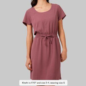 32 DEGREES Women's Cool & Casual Lightweight Rayon Pocket Dress in "Wella Rose"